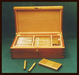 Sigaro cubano attraverso l'ago draga per sigari in ottone sigaro portatile  ago di pino che